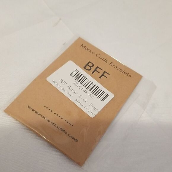 BFF Morse code adjustable bracelet new - Picture 4 of 4
